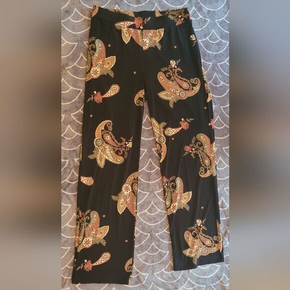 Vince Camuto Paisley Spice Knit slip on Pants Sz XXS - Picture 4 of 10